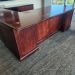 Mahogany Executive U Suite Desk w/ Lateral File & Drawer Storage
